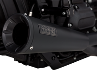 Thumbnail for VANCE & HINES 2-into-1 Upsweep Exhaust System - Black - Stainless Steel 47323