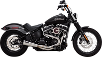 Thumbnail for VANCE & HINES 2-into-1 Upsweep Exhaust System - Brushed - Stainless Steel 27323