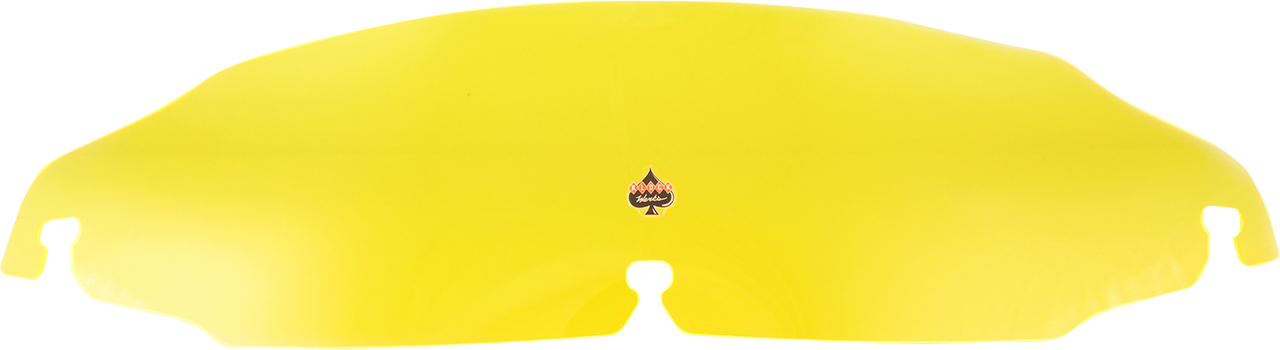 KLOCK WERKS Kolor Flare* Windshield - 3-1/2" - Yellow Ice - FLR KWW-01-0654
