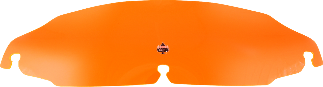 KLOCK WERKS Kolor Flare* Windshield - 3-1/2" - Orange Ice - FLR KWW-01-0653