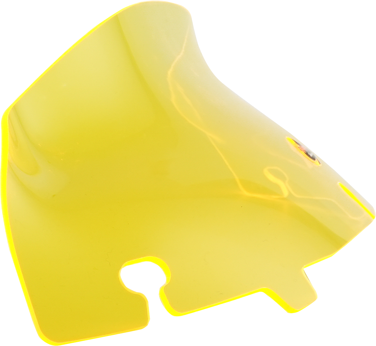 KLOCK WERKS Kolor Flare* Windshield - 6.5" - Yellow Ice - FLH KWW-01-0639