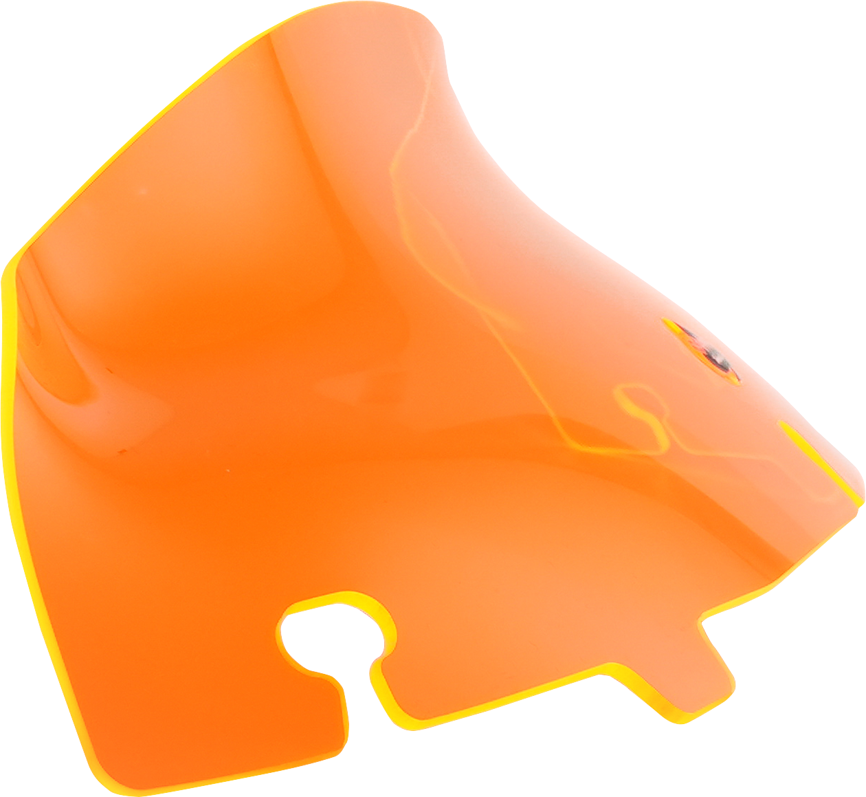 KLOCK WERKS Kolor Flare* Windshield - 6.5" - Orange Ice - FLH KWW-01-0643