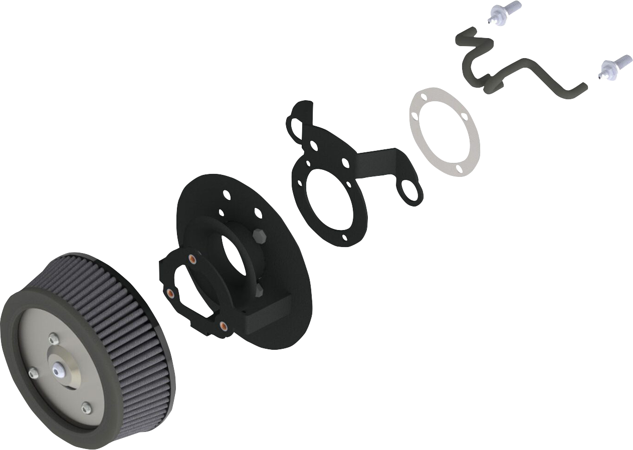 VANCE & HINES VO2 Naked Air Intake - Sportster 71311