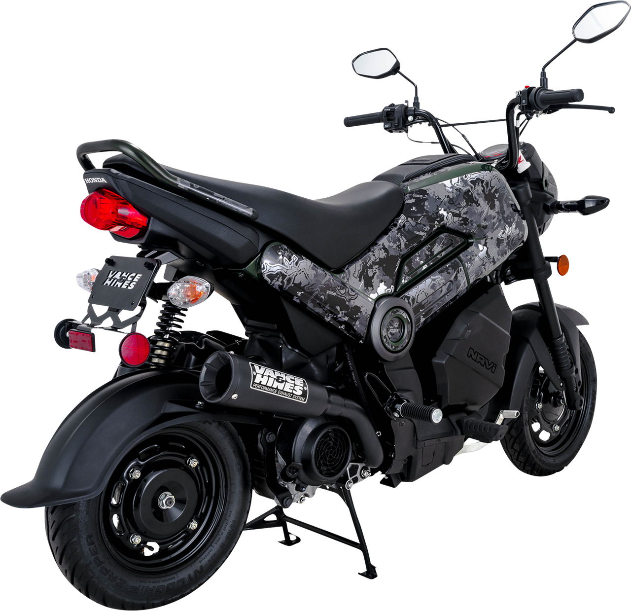 VANCE & HINES Upsweep Exhaust System - Black 48241