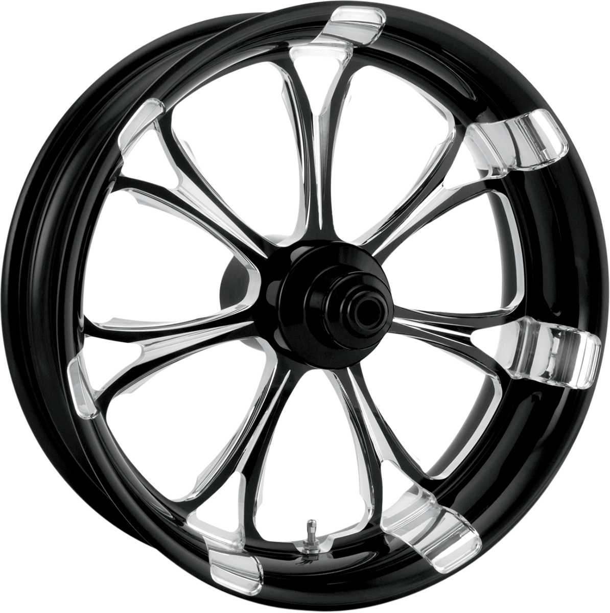 PERFORMANCE MACHINE (PM) Wheel - Paramount - Front - Dual Disc/without ABS - Platinum Cut* - 21x3.5 - '08+ FL 12027106PARJBMP