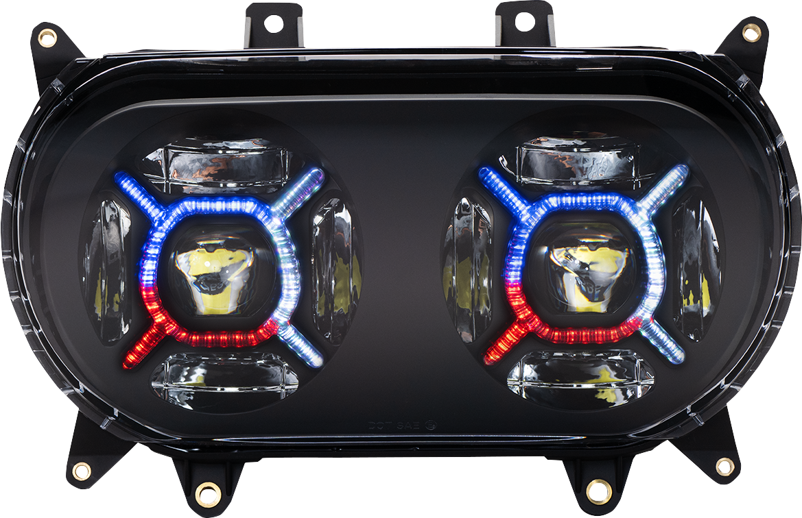 CUSTOM DYNAMICS ProGLOW* Headlight - Black - Road Glide PG-RG-B