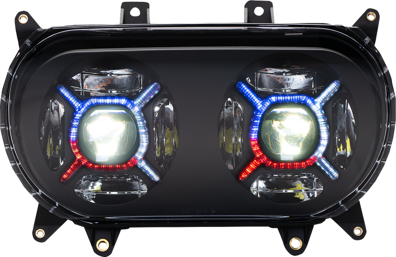 CUSTOM DYNAMICS ProGLOW* Headlight - Black - Road Glide PG-RG-B