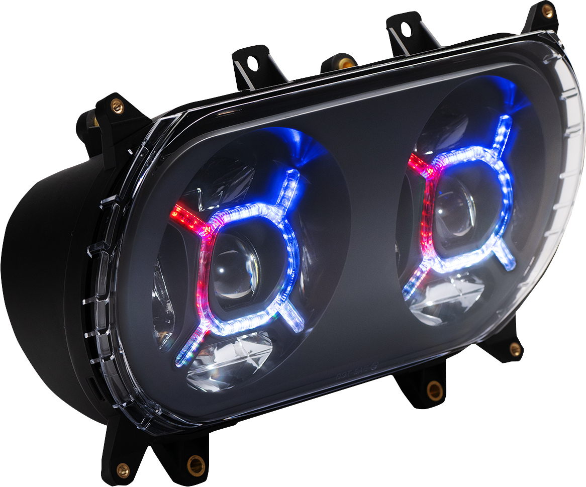 CUSTOM DYNAMICS ProGLOW* Headlight - Black - Road Glide PG-RG-B
