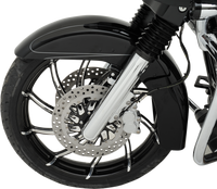 Thumbnail for PERFORMANCE MACHINE (PM) Wheel - Supra - Front - Dual Disc/with ABS - Platinum Cut* - 21x3.5 - '08+ FL 12047106SUPAJBP