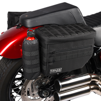 Thumbnail for THRASHIN SUPPLY CO. Escape Saddlebags - Black TSB-0007