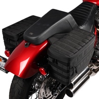 Thumbnail for THRASHIN SUPPLY CO. Escape Saddlebags - Black TSB-0007