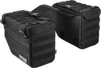 Thumbnail for THRASHIN SUPPLY CO. Expedition Saddlebags - Black TSB-0008