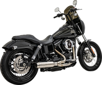 Thumbnail for BASSANI XHAUST 2-into-1 Ripper Exhaust System with Super Bike Muffler - Stainless Steel 1D7SS