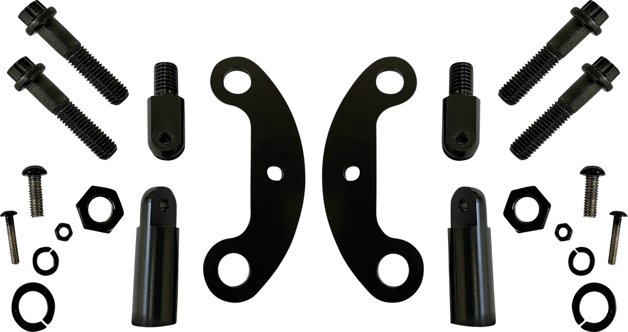 CUSTOM DYNAMICS Fog Light Mount - Black PB-FOG-MOUNT-B