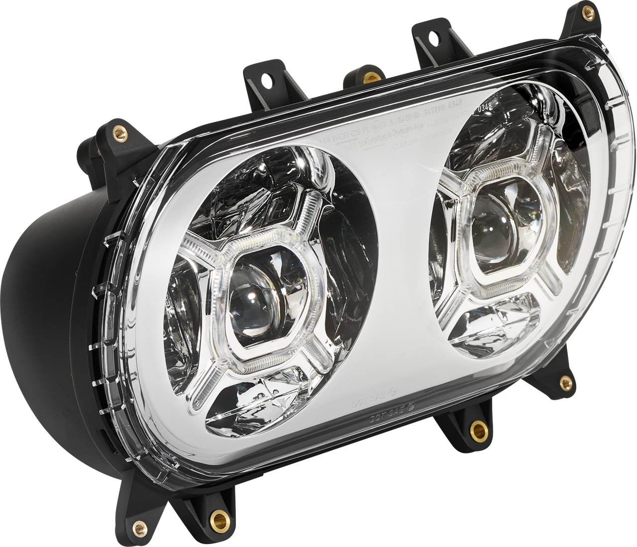 CUSTOM DYNAMICS ProGLOW* Headlight - Chrome - Road Glide PG-RG-C