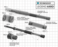 Thumbnail for LEGEND SUSPENSION Standard AXEO Front Suspension - 49 mm - Trike '14-'16 0414-0518
