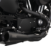 Thumbnail for VANCE & HINES Upsweep 2-into-1 Exhaust System - Stainless Steel - Black 47627