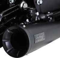 Thumbnail for VANCE & HINES Upsweep 2-into-1 Exhaust System - Stainless Steel - Black 47627
