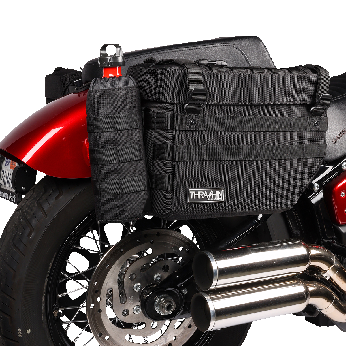 THRASHIN SUPPLY CO. Holster Molle Bottle - Black TSB-00-13