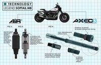 Thumbnail for LEGEND SUSPENSION AXEO43 Inverted High-Performance Front End Suspension System - 43 mm 0414-0549