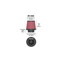Thumbnail for Air Filter Universal 54mm Flange