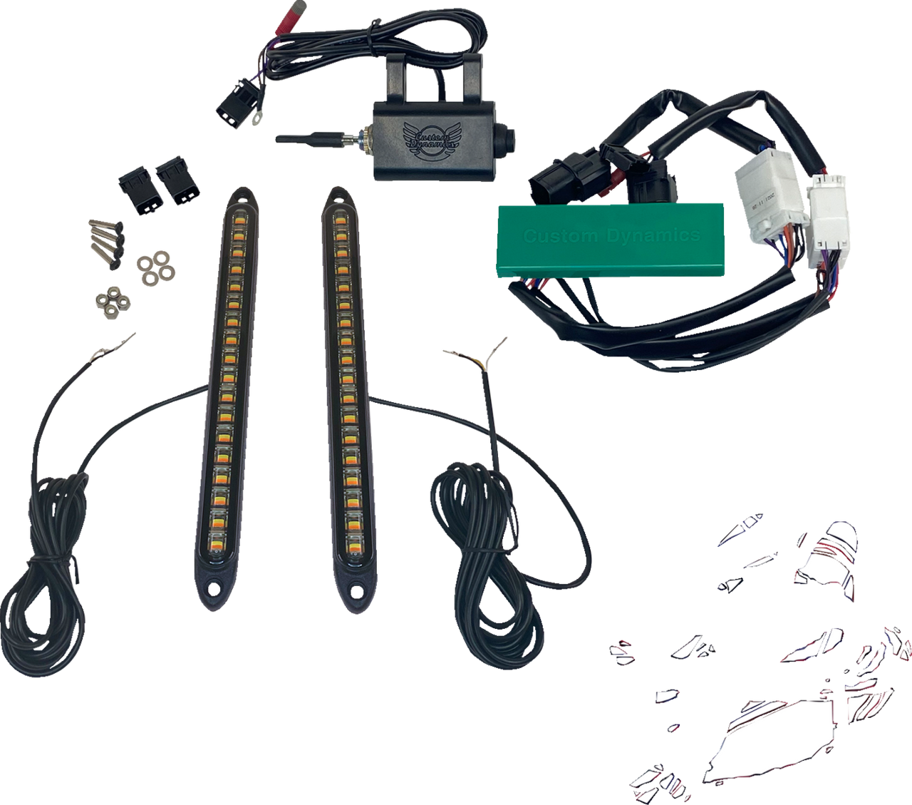 CUSTOM DYNAMICS LED Turn Signals - Front/Rear - Talon CD-SXS-TA