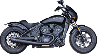 Thumbnail for S&S CYCLE 2-into-1 Grand National Exhaust System - Black - 50-State 4111-266