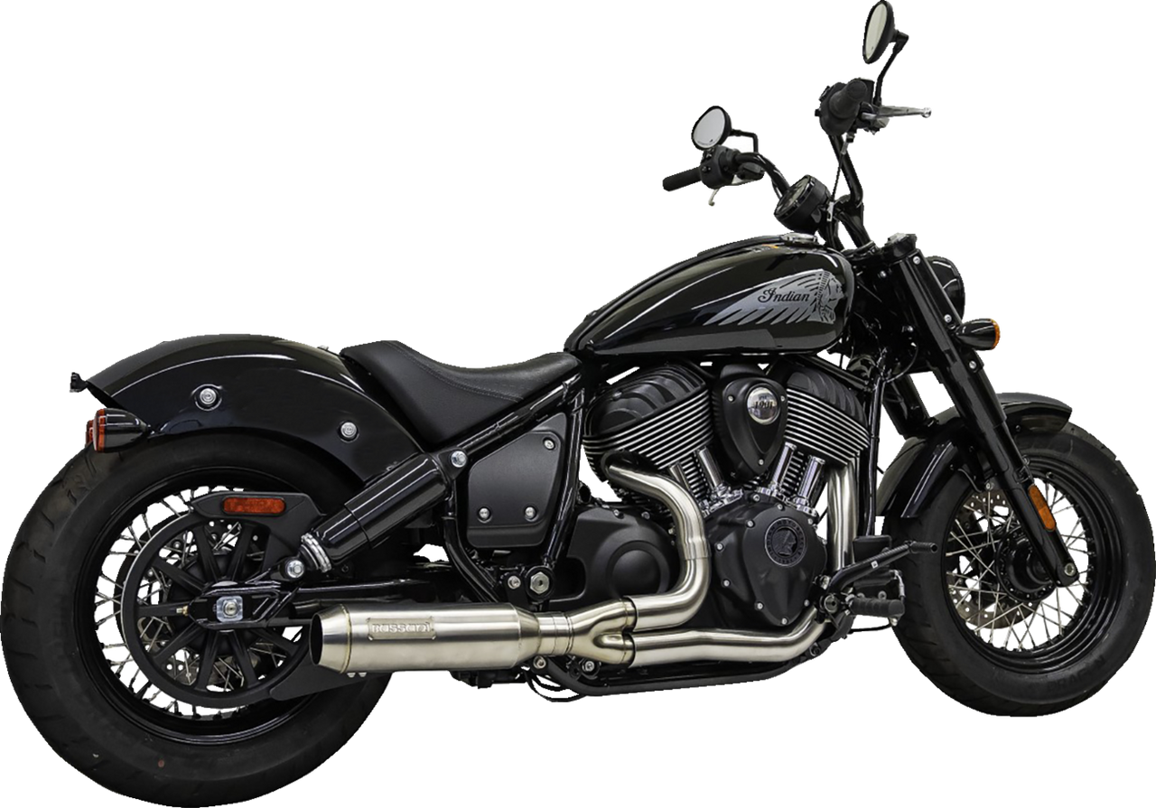 BASSANI XHAUST 2-into-1 Exhaust System - Stainless Steel 8H12SS
