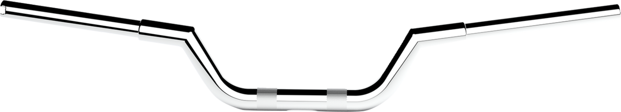 LA CHOPPERS Handlebar - Valley - T-Bar - 10" - Chrome LA-7344-10