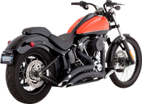 Thumbnail for VANCE & HINES 2-into-2 Big Radius Exhaust System - Matte Black 46079