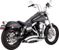 Thumbnail for VANCE & HINES 2-into-2 Big Radius Exhaust System - Chrome 26081