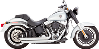 Thumbnail for VANCE & HINES Big Shots Staggered Exhaust System - Chrome 17959