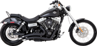Thumbnail for VANCE & HINES 2-into-2 Big Radius Exhaust System - Matte Black 46081