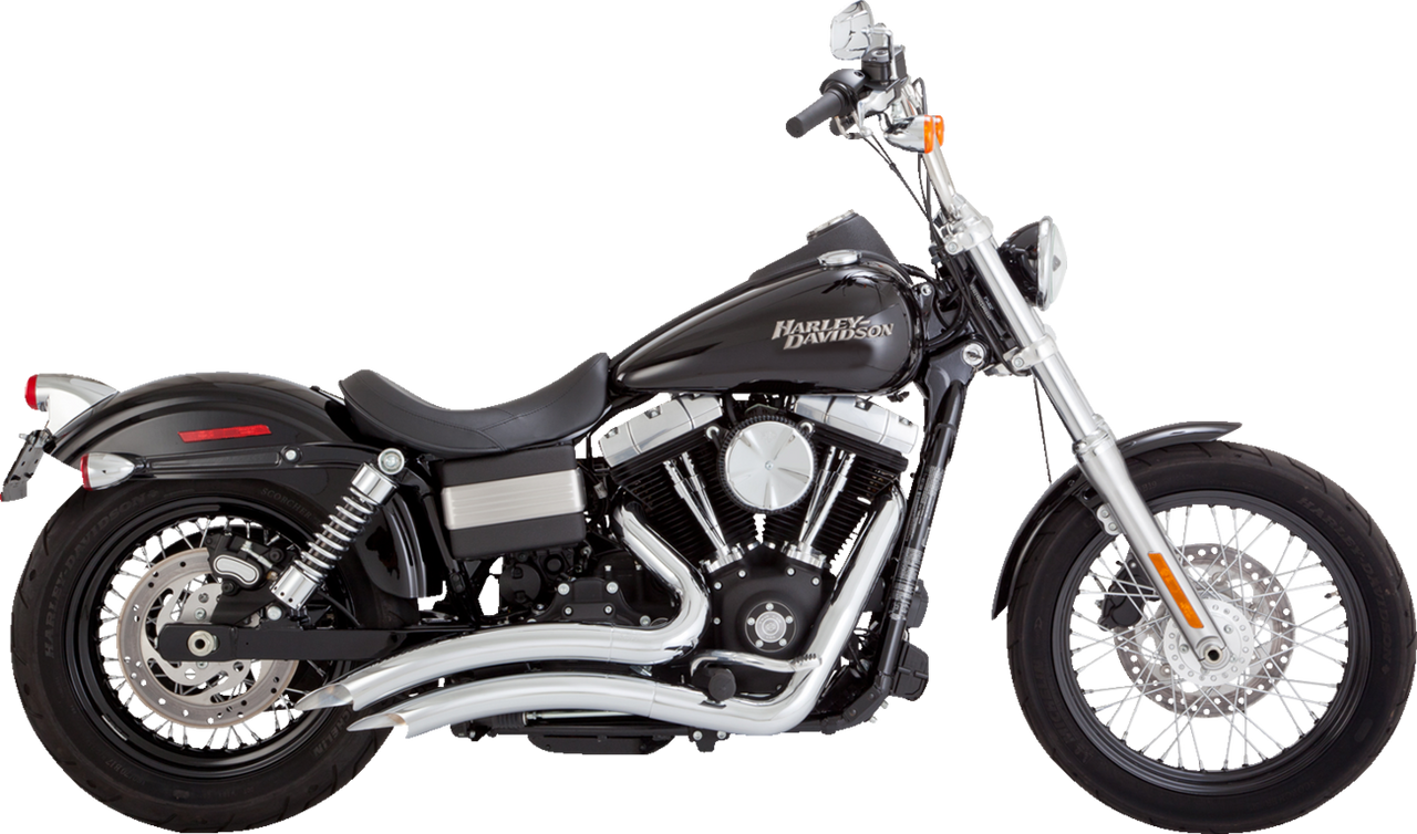 VANCE & HINES 2-into-2 Big Radius Exhaust System - Chrome 26081