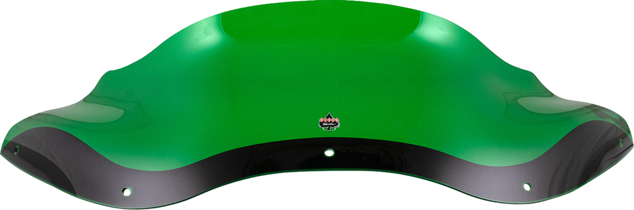 KLOCK WERKS Kolor Flare* Windshield - 8" - Green - FLTR KWW-01-0692