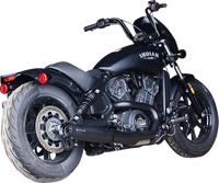 Thumbnail for S&S CYCLE 2-into-1 Grand National Exhaust System - Black - Race Only 4111-266-R