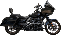 Thumbnail for BASSANI XHAUST Sweeper Radial Exhaust System with Heat Shields - Black 1F21FB