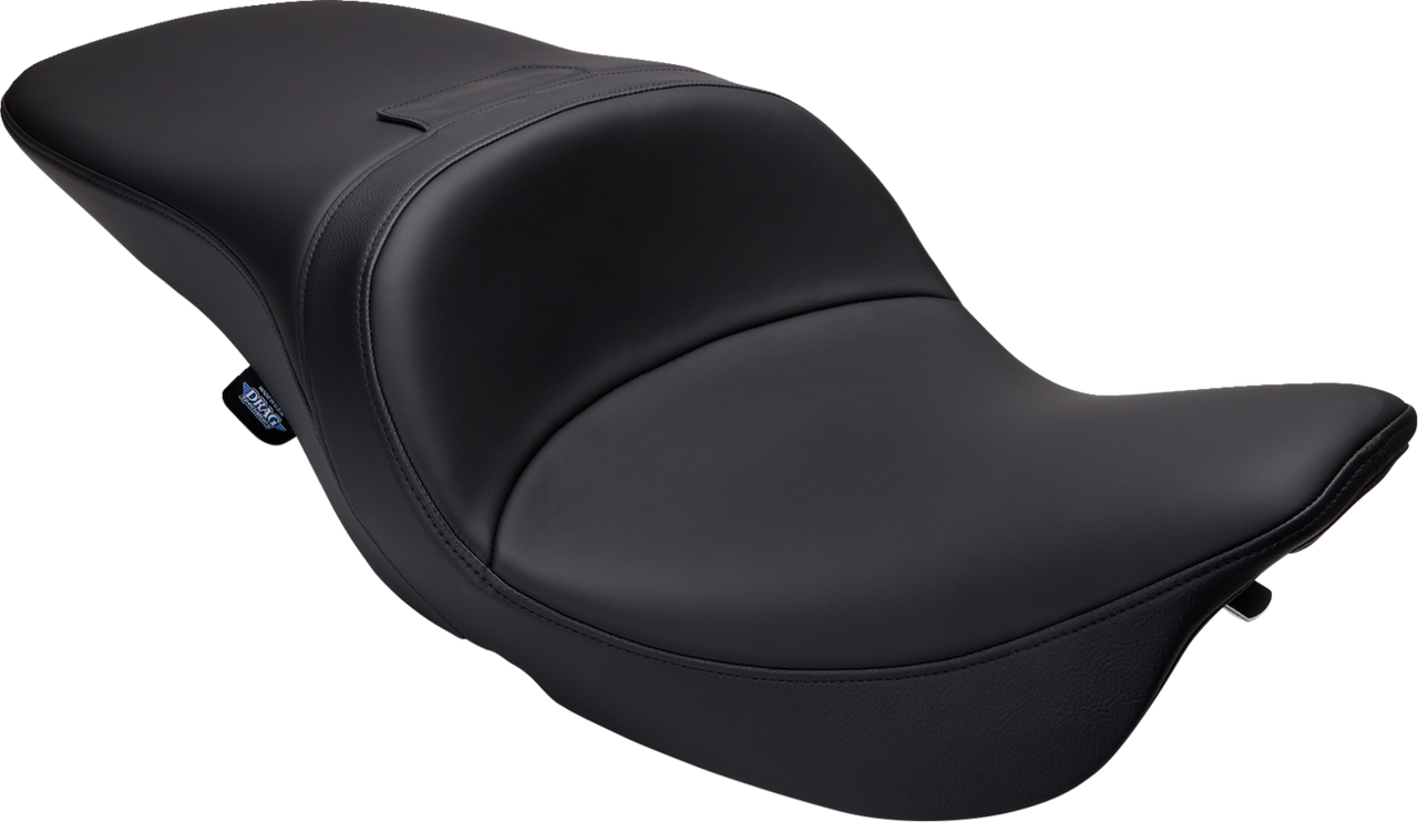 DRAG SPECIALTIES Freedom Seat - Solar Leather - Black - FLH '97-'07 08011508-4676E