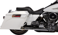 Thumbnail for DRAG SPECIALTIES Freedom Seat - Solar Leather - Black - FLH '97-'07 08011508-4676E