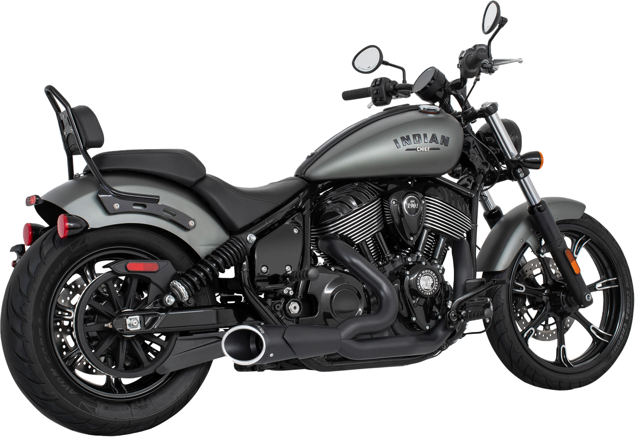 Shorty 2 1 4.5" Combat End Cap Indian Chief Bk/Bk