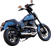 Thumbnail for S&S CYCLE 2-into-1 Qualifier Exhaust System - Brushed 550-1097