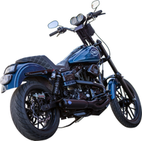 Thumbnail for S&S CYCLE 2-into-1 Qualifier Exhaust System - Guardian Black 550-1098