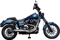 Thumbnail for S&S CYCLE 2-into-1 Qualifier Exhaust System - Brushed 550-1097