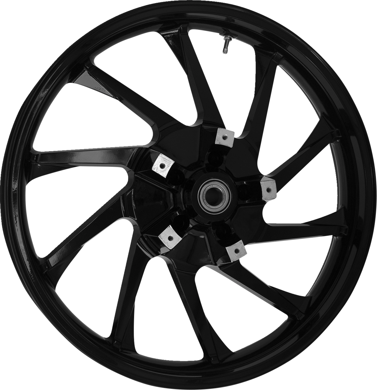 COASTAL MOTO Wheel - Hurricane 3D - Front - Dual Disc/without ABS - Black - 21x3.5 3D-HUR213SB07