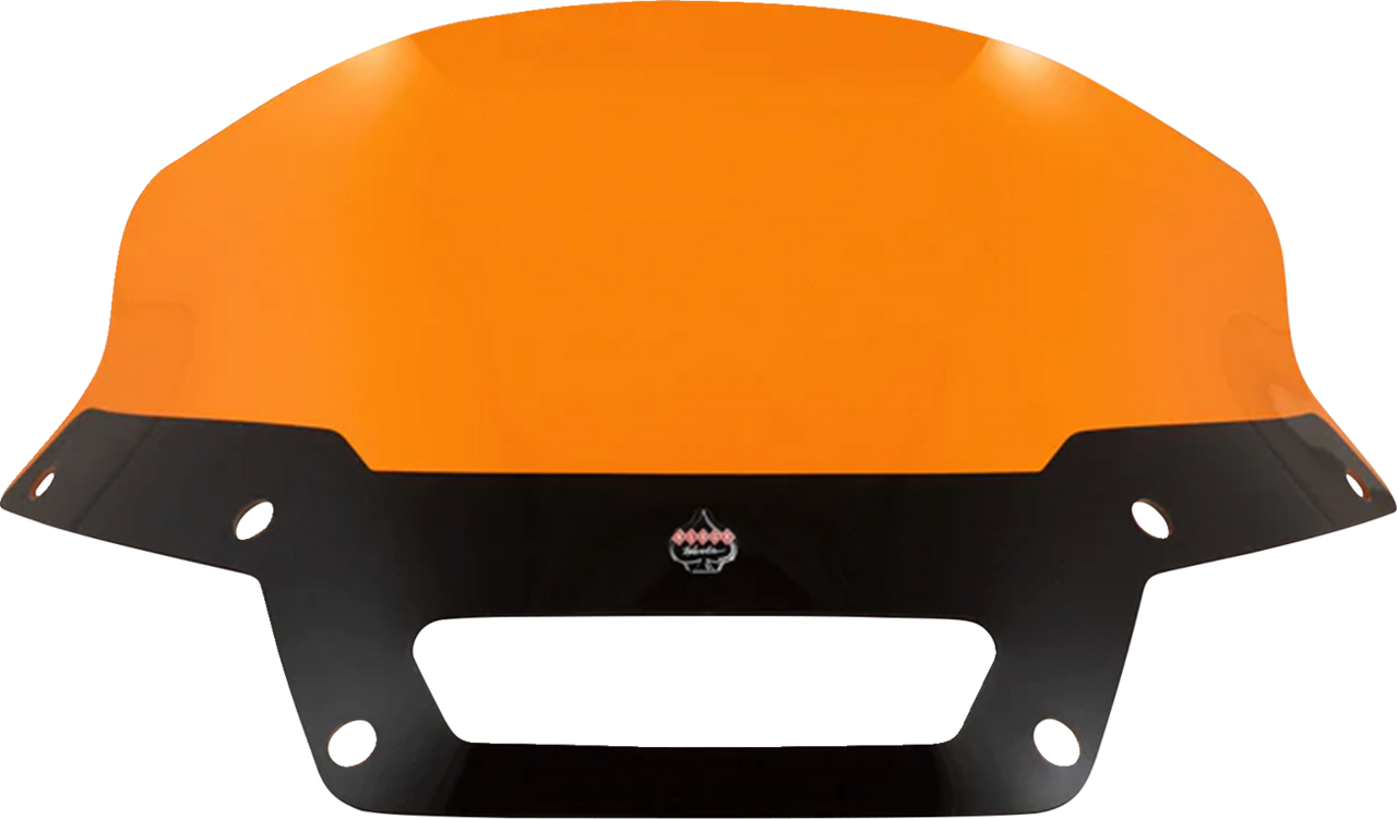 KLOCK WERKS Kolor Flare* Sport Windshield - 6" - Orange - FXLRST KWW-02-0623