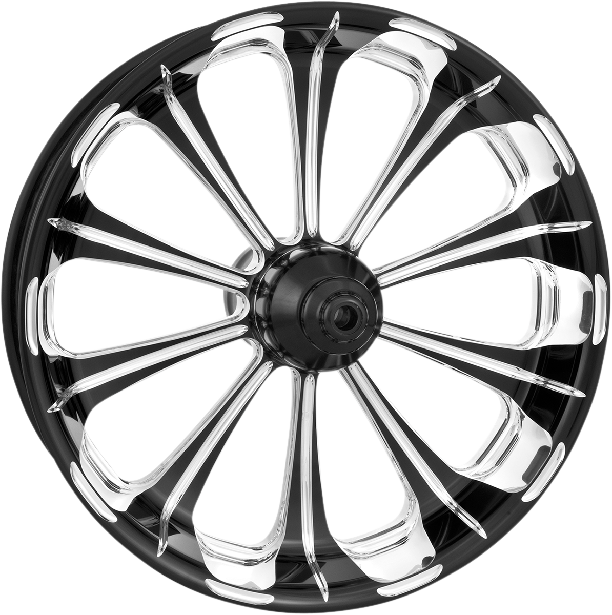 PERFORMANCE MACHINE (PM) Wheel - Revolution - Rear - Single Disc/with ABS - Platinum Cut* - 18x5.5 - '09+ FLT 12697814PRELBMP