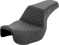 Thumbnail for SADDLEMEN Step-Up Seat - Honeycomb - Dyna '06-'17 806-04-177
