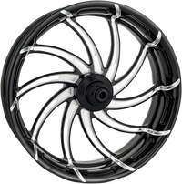 Thumbnail for PERFORMANCE MACHINE (PM) Wheel - Supra - Rear - Single Disc/with ABS - Platinum Cut* - 18x5.5 - '09+ FL 12697814RSUPBMP