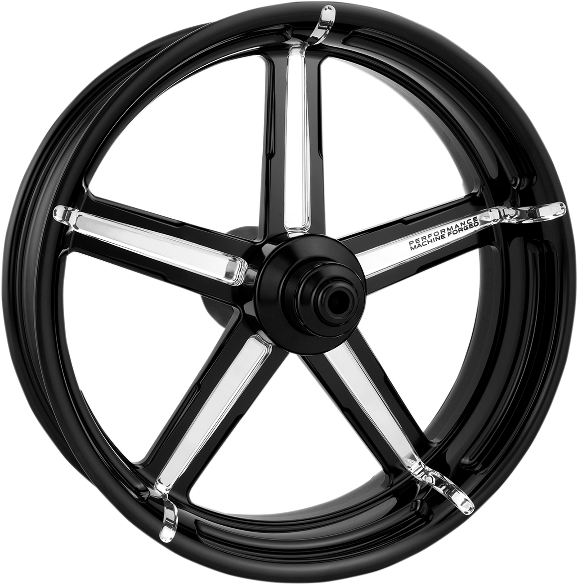 PERFORMANCE MACHINE (PM) Wheel - Formula - Rear - Single Disc/without ABS - Platinum Cut* - 18x5.5 - '09+ FLH 12707814FRMBMP