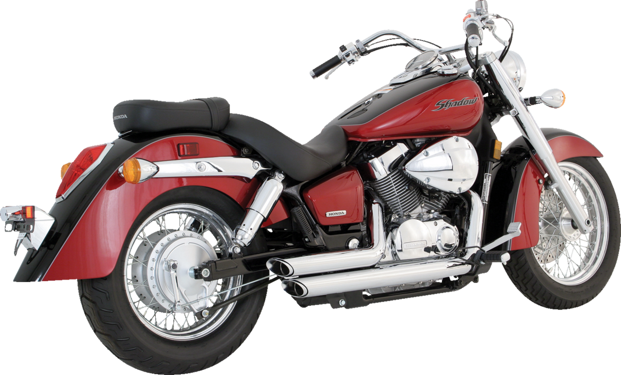 VANCE & HINES Shortshots Staggered Exhaust System - Chrome 18319